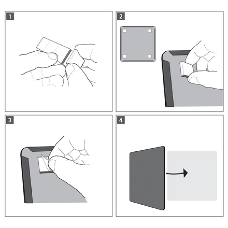 nobo Tableau acrylique planning hebdomadaire, A4,transparent