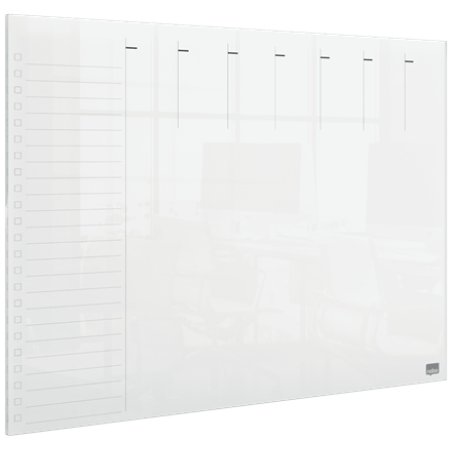 nobo Tableau acrylique planning hebdomadaire, A3,transparent