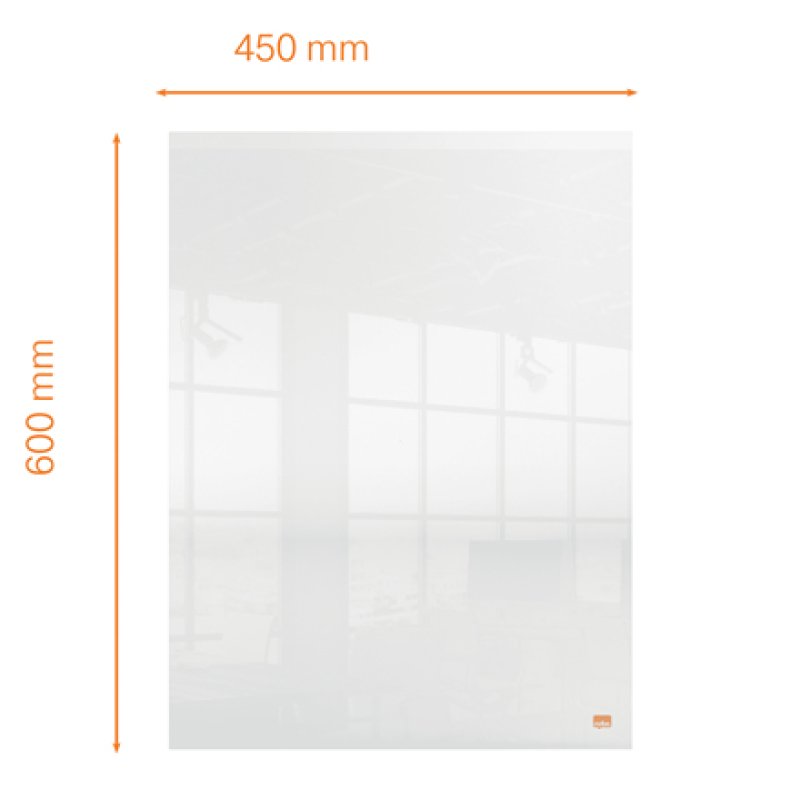 nobo Tableau acrylique / Desktop, (L)600 x (P)8 x (H)450 mm