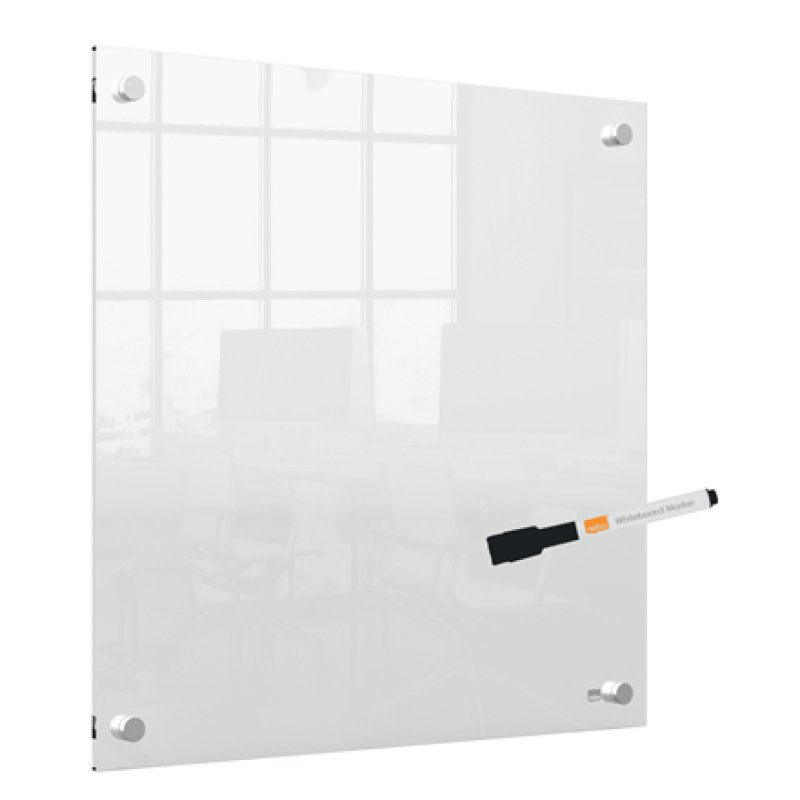 nobo Tableau blanc mural acrylique, (L)450 x (P)28x (H)450mm
