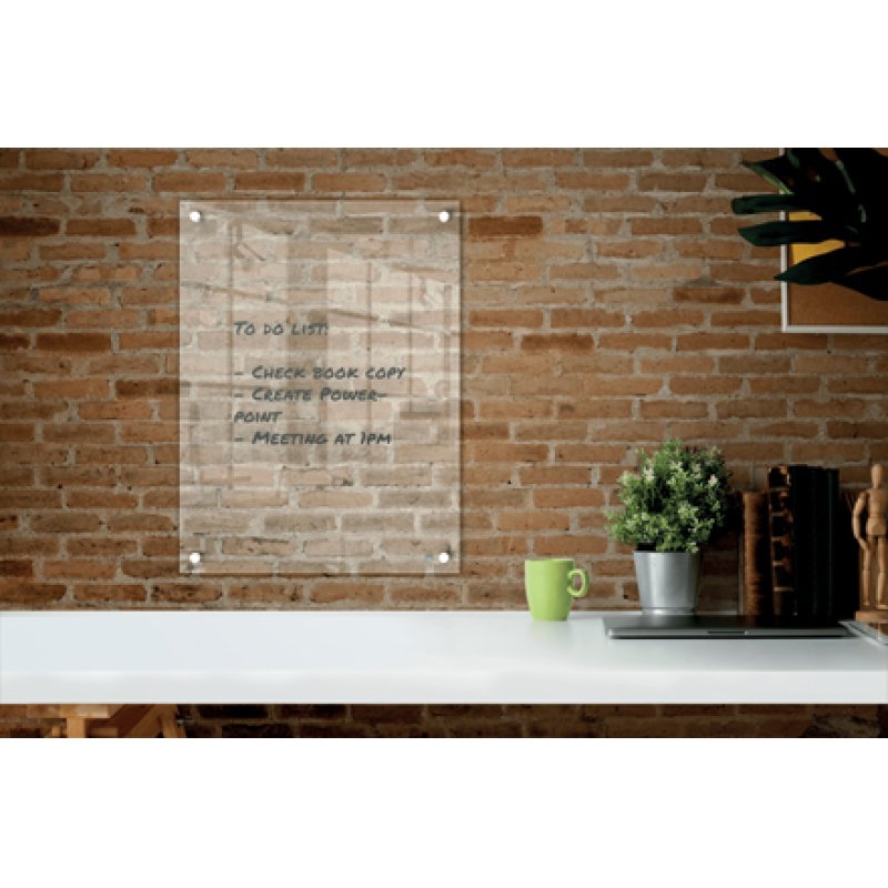 nobo Tableau blanc mural acrylique, (L)600x (P)28 x (H)450mm