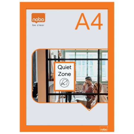 Nobo 1915695 magnetic frame A4 Orange