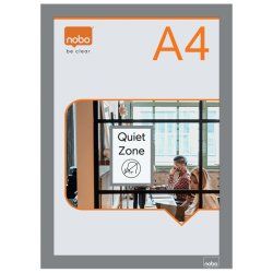 Nobo 1915696 magnetic frame A4 Silver