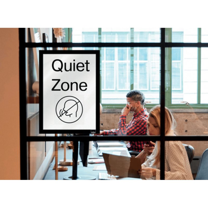 nobo Cadre magnétique, A4, noir