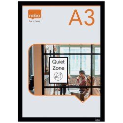 Nobo 1915700 magnetic frame A3 Black