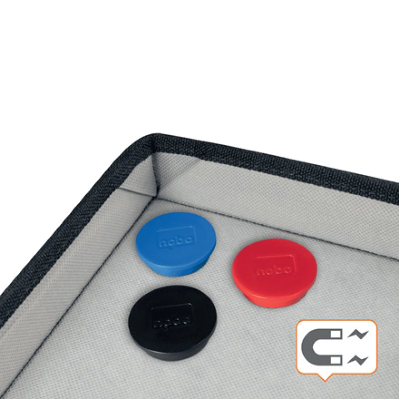 nobo Sac d'accessoires pour tableau blanc, garni, anthracite