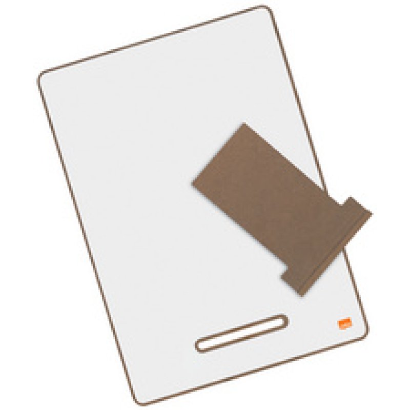 nobo Set d'ardoises blanches, cadre en bois, A4, blanc