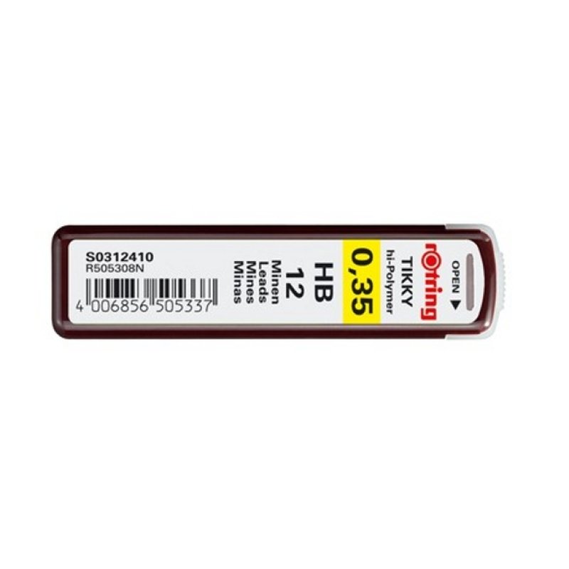 rotring Mines pour porte-mines retractable Tikky 0,35 mm