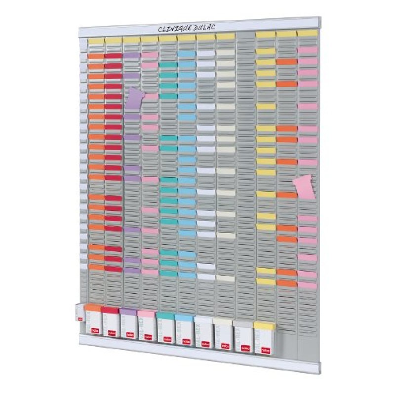 Nobo T-Card Planning Kit - Annual Planner 13 columns 54 slots