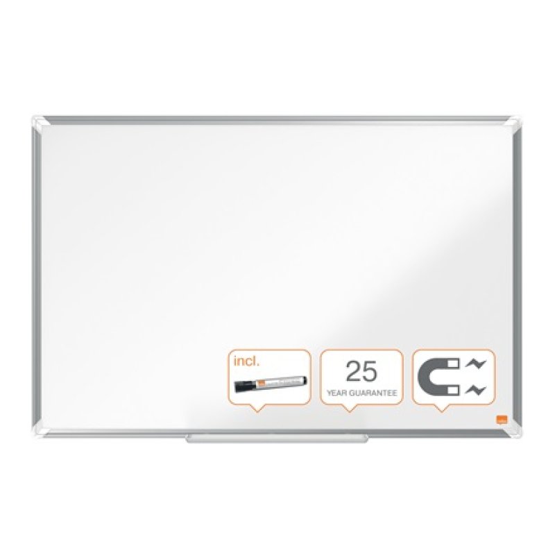 nobo Tableau blanc mural Premium Plus Emaille, (L)900 x