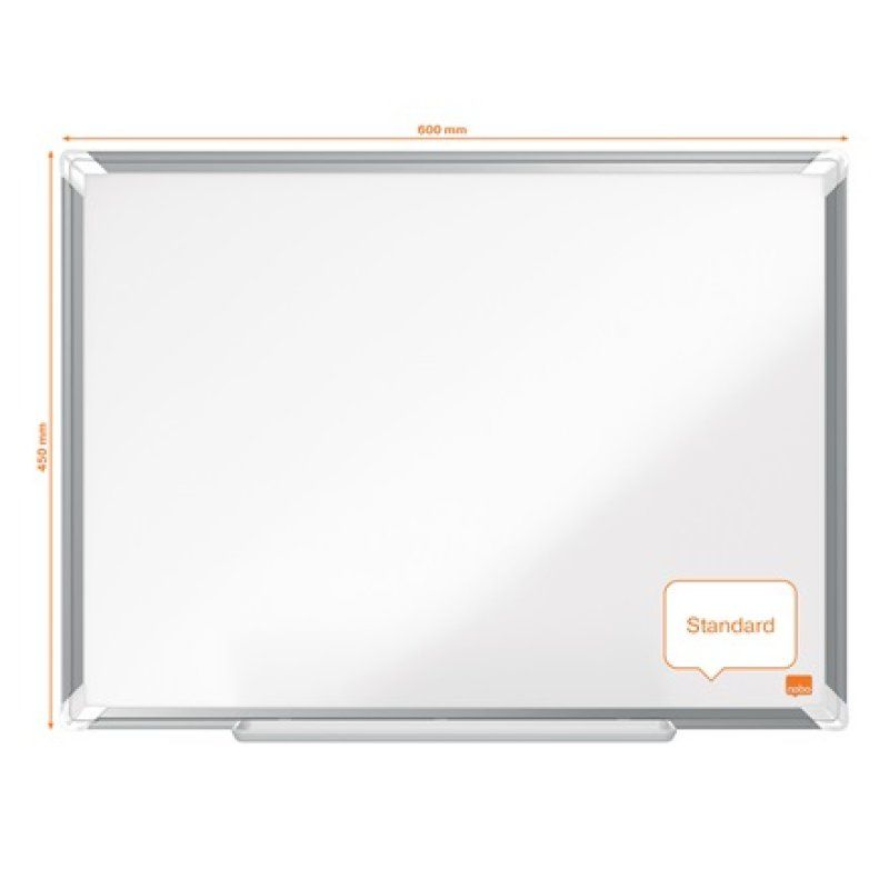 nobo Tableau blanc mural Premium Plus acier, (L)600 x