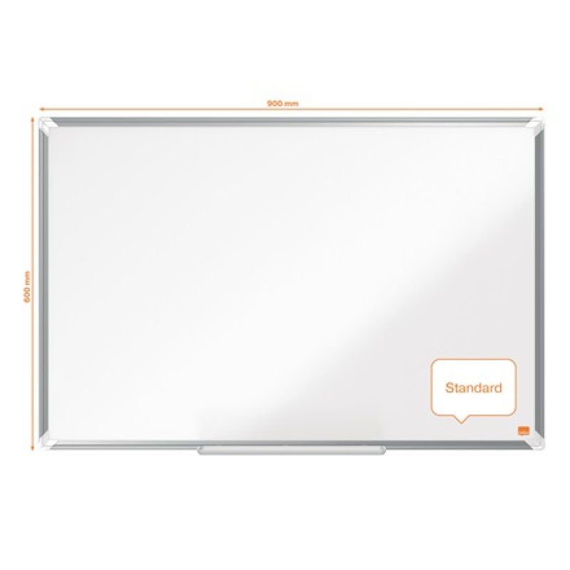 nobo Tableau blanc mural Premium Plus acier, (L)900 x