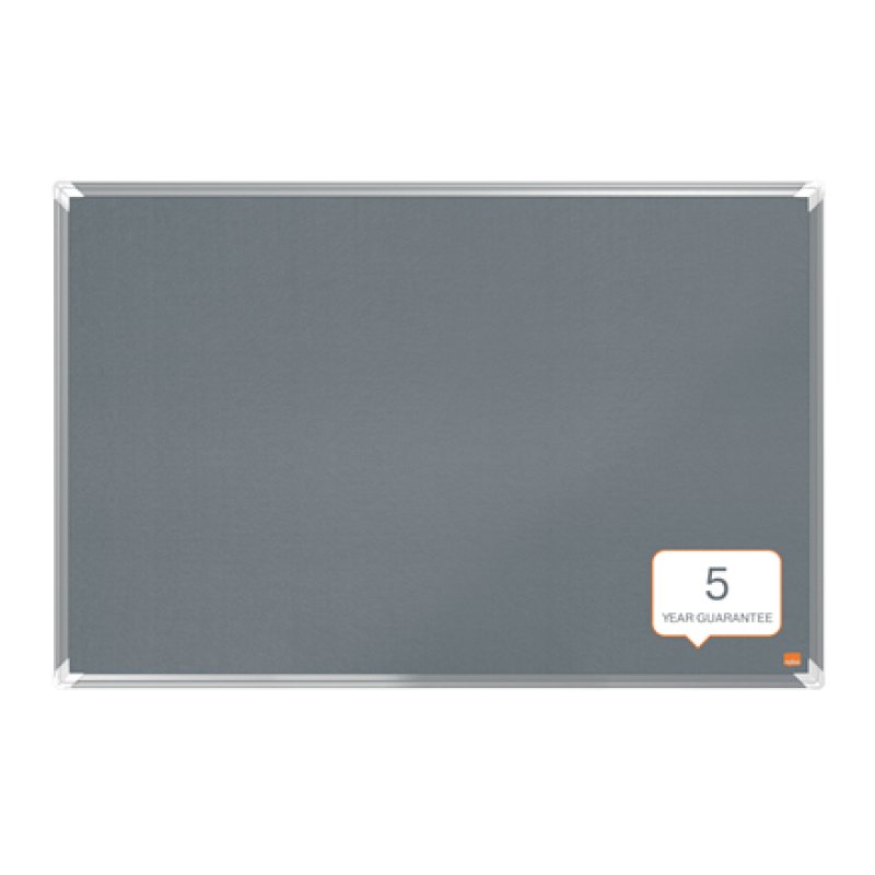 Nobo 1915195 bulletin board Fixed bulletin board Grey Felt