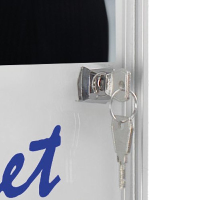 Nobo Extra Flat Glazed Case Magnetic 4xA4