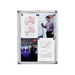Nobo Vitrine d`intérieur extra plate à fond magnétique 2xA4