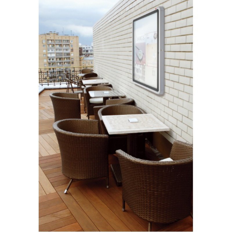 Nobo External Glazed Case Magnetic 4xA4