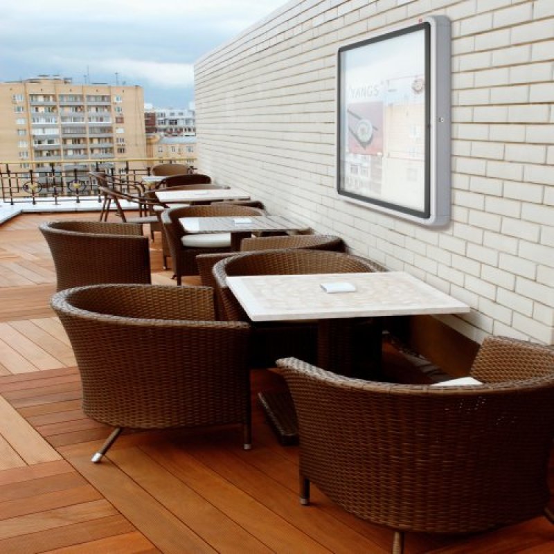 Nobo External Glazed Case Magnetic 4xA4