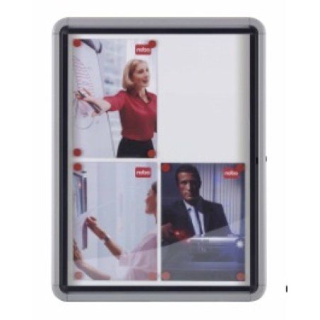 Nobo Vitrine d`extérieur fond magnétique 6xA4