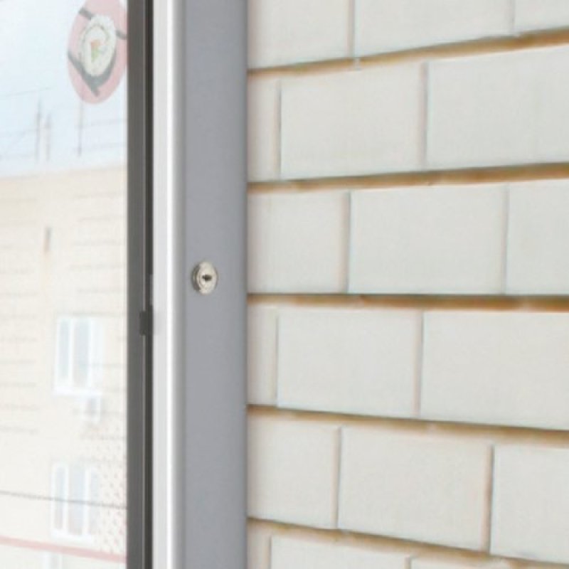 nobo Vitrine d'affichage Premium Plus, fond en métal, 6x A4