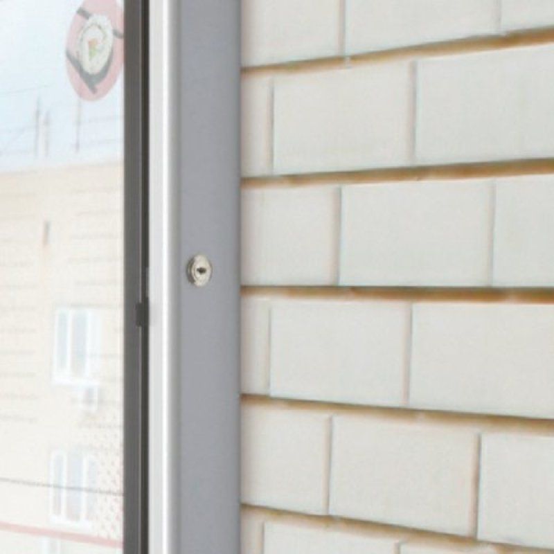 Nobo Vitrine d`extérieur fond magnétique 6xA4