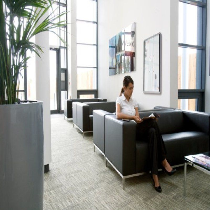 nobo Vitrine d'affichage Premium Plus, fond en métal, 8x A4