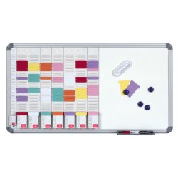 nobo Tableau Blanc avec planning hebdomadaire