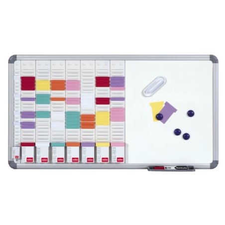 nobo Tableau Blanc avec planning hebdomadaire
