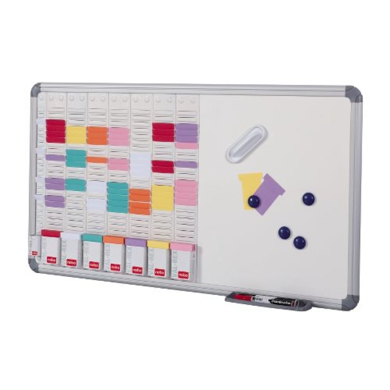 nobo Tableau Blanc avec planning hebdomadaire
