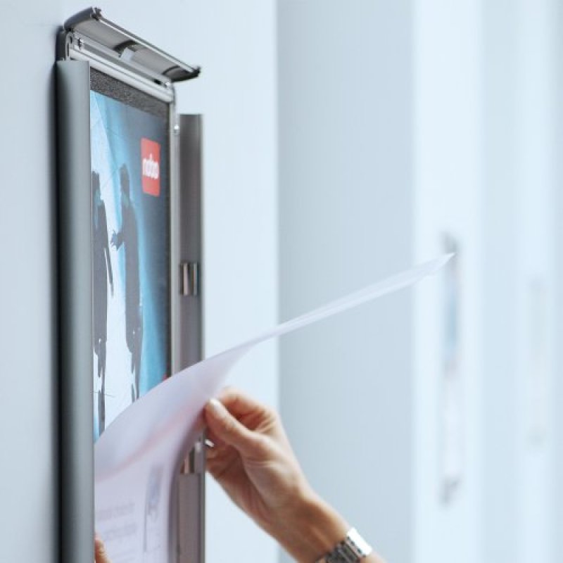 Nobo Porte-affiches mural clipsable A3
