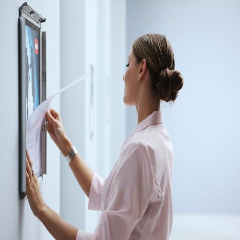 Nobo Porte-affiches mural clipsable A3