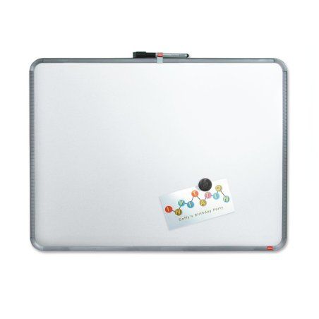 Nobo Slimline Magnetic Board 580x430mm Silver