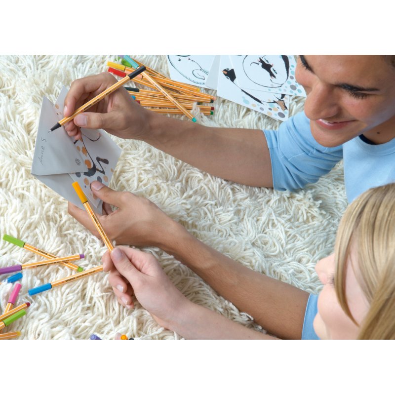 STABILO Feutre Pen 68, étui en carton de 24