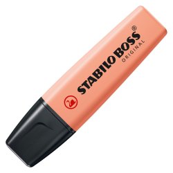 STABILO Boss Original Pastel marker 1 pc(s) Chisel tip Peach