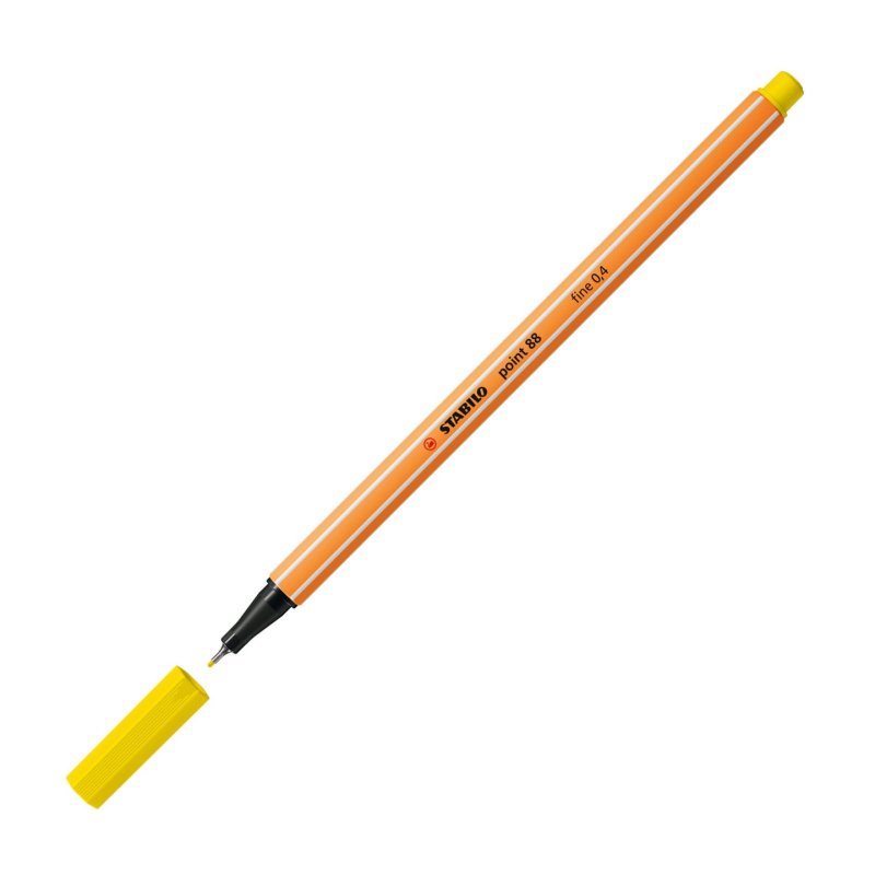 STABILO point 88 fineliner Fine Yellow 1 pc(s)