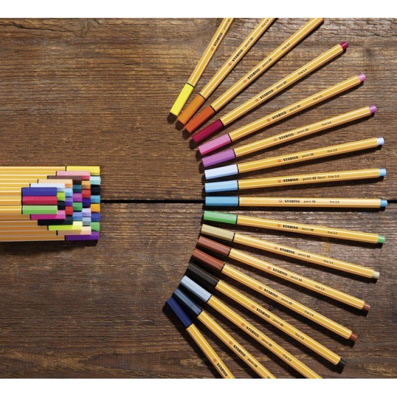 STABILO point 88 fineliner Brown 1 pc(s)