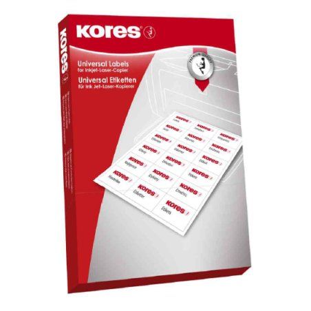 Kores Etiquette universelle, 105 x 148,5 mm, blanc