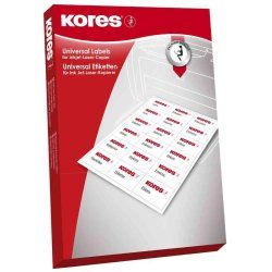 Kores L9993 non-adhesive label 600 pc(s) White Rectangle