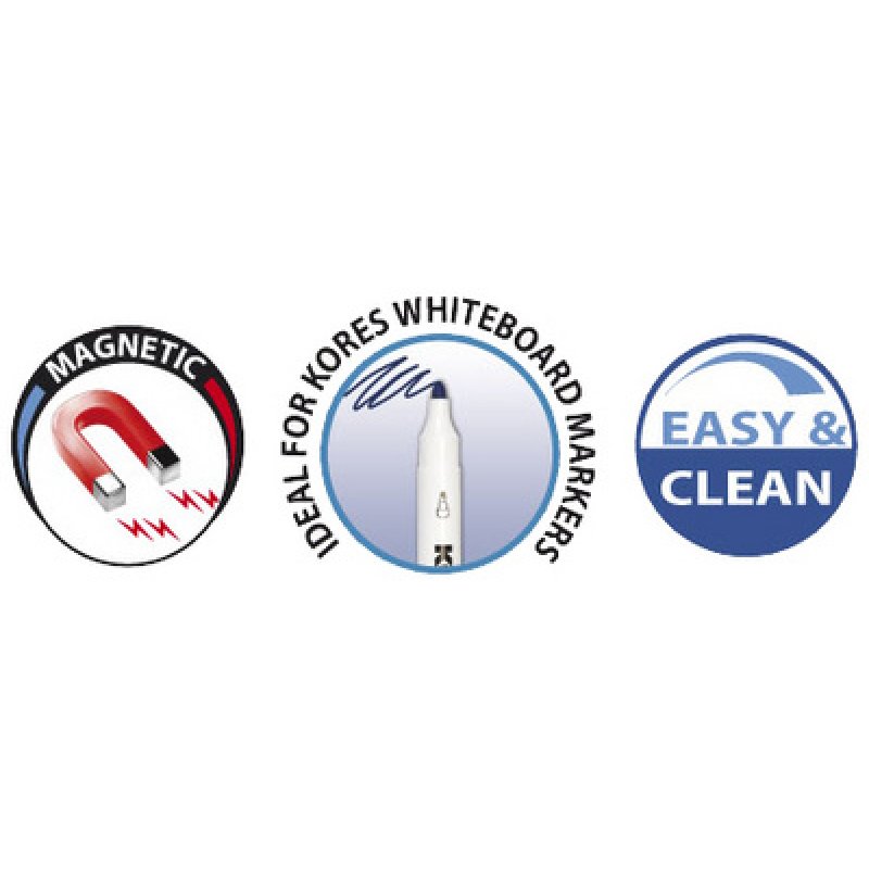 Kores Essuie-tableau, magnétique, 100 x 60 x 23 mm