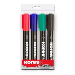 Kores Marqueur permanent "K MARKER", pointe biseautée