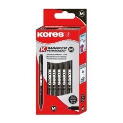 Kores M22100 permanent marker Black