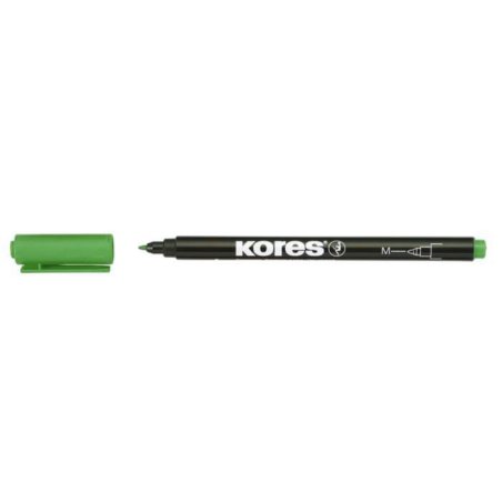 Kores Marqueur permanent "K MARKER FINE", M, vert