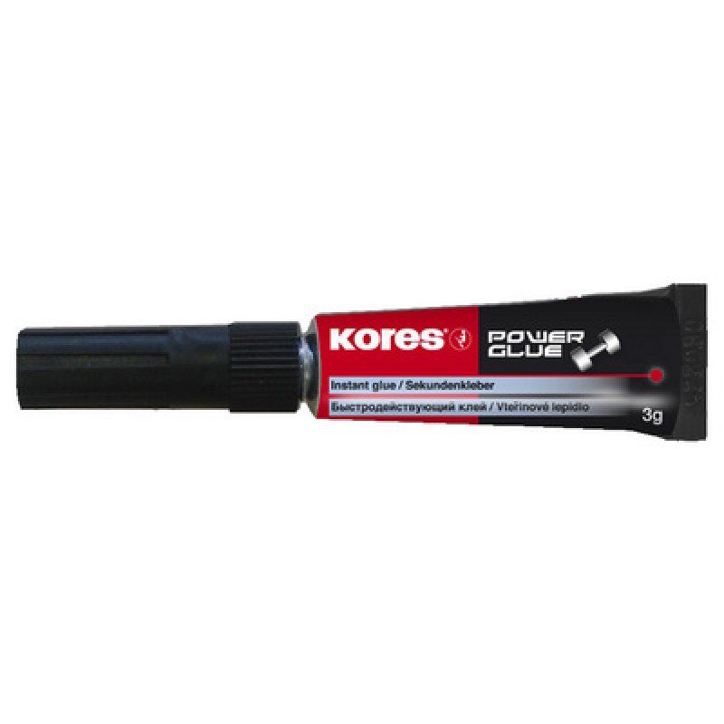 Kores Colle instantanée "PowerGlue", 3 g, tube