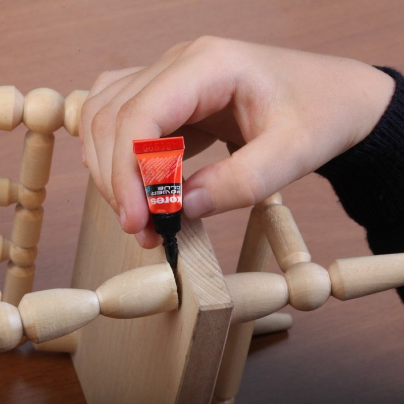 Kores colle instantanée "PowerGlue" en gel, 3 tubes de 1 g,