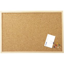 MAUL 2706170 bulletin board Fixed bulletin board Wood Cork