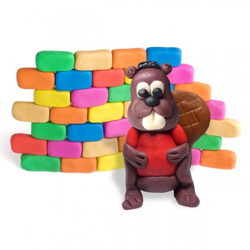 Kores Pâte à modeler "PLASTILINA", boîte de 10 couleurs