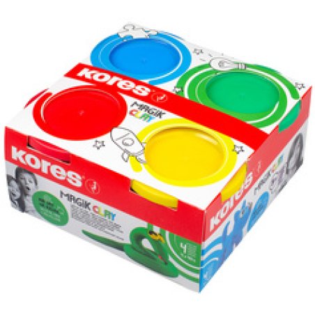 Kores Pâte à modeler "Magic Clay", assorti