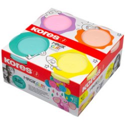 Kores Pâte à modeler "Magic Clay Pastel", assorti