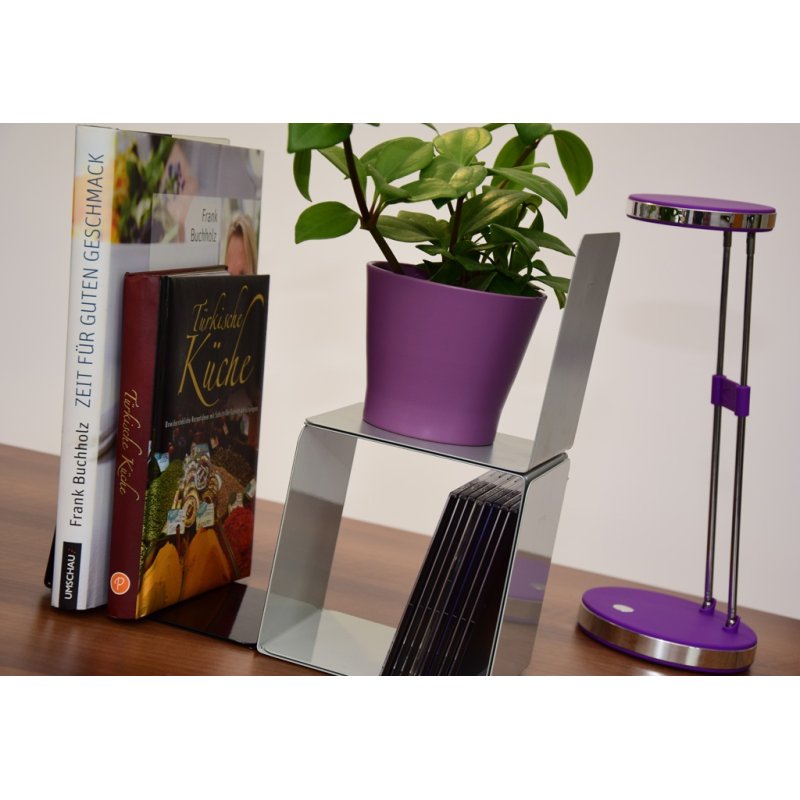 MAUL 3506582 serre-livre Gris Métal