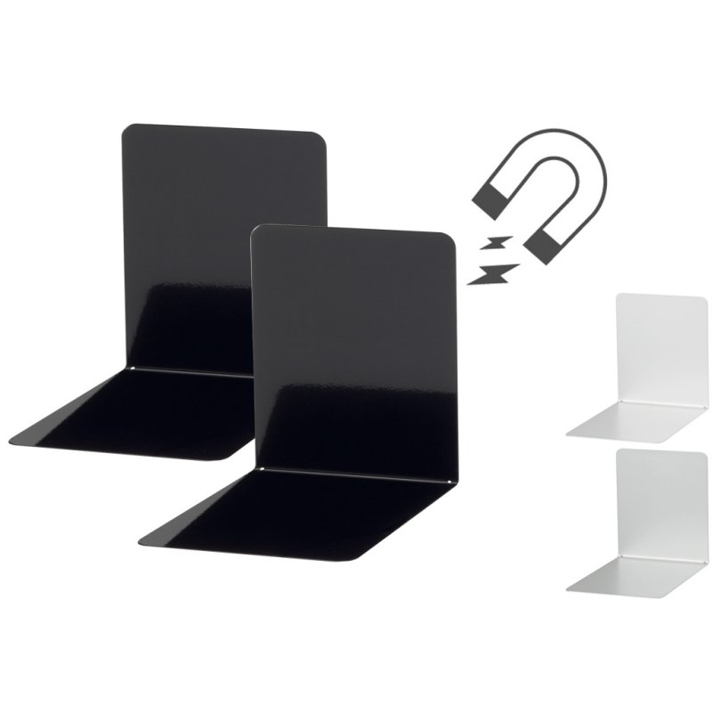 MAUL 3506590 serre-livre Noir Métal