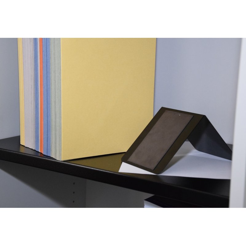 MAUL Serre-livres en métal, magnétique, noir